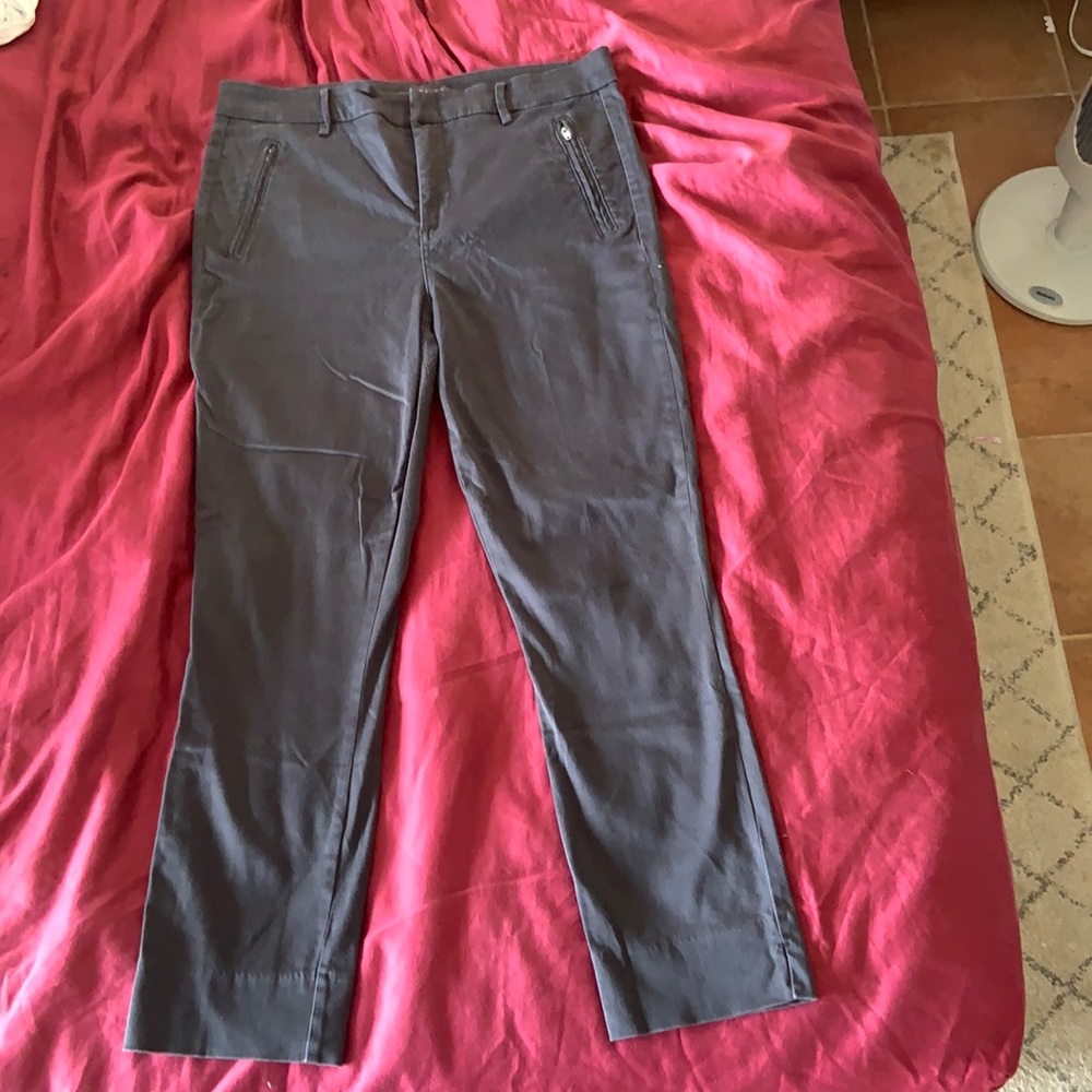 Level 99 Grey Dress Cropped Pants - Size 31